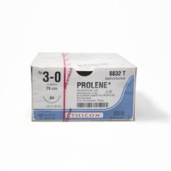 PROLENE 3/0 AG SH AHUS 1/2 CIRC C/24