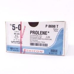PROLENE 5/0 AG P-3 3/8 CIRC C/24
