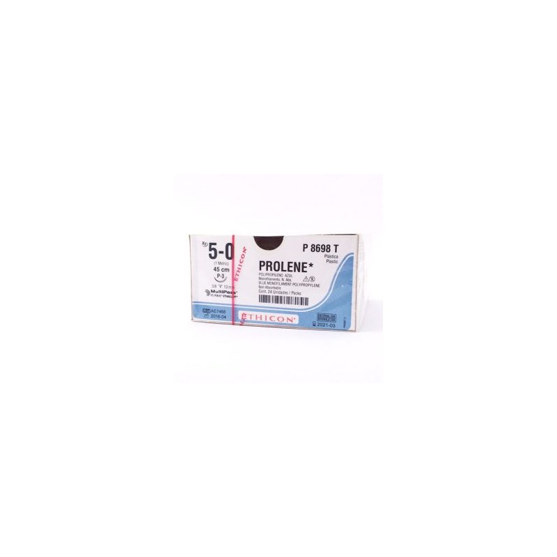 PROLENE 5/0 AG P-3 3/8 CIRC C/24