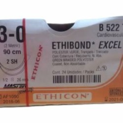 ETHIBOND EXCEL 3/0 AG SH D/A C/24