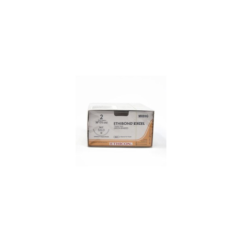 ETHIBOND 2 AG V-37 TAPERCUT C/12