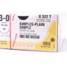 CATGUT SIMPLE 3/0 AG SH 1/2CIRC C/24