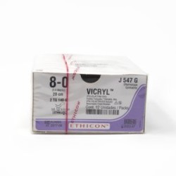 VICRYL 8/0 AG TG140-8 D/A 3/8 CIRC C/12