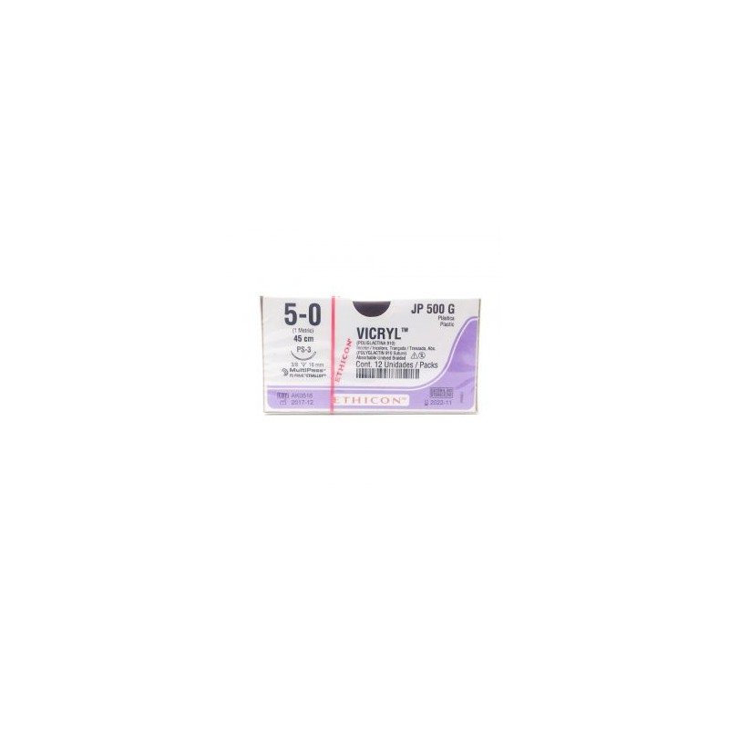 VICRYL INCOLORO 5/0 AG PS-3 C/12