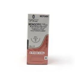 MONOCRYL PLUS 1/0 AG CT-1 ½ CIRC C/36