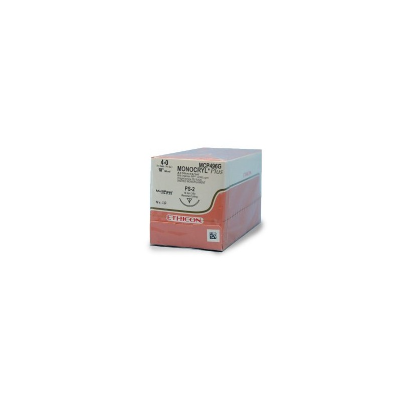 MONOCRYL PLUS 4/0 AG PS-2 REV/CTE C/12
