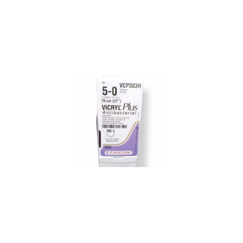 VICRYL PLUS 5/0 AG RB-1 C/36