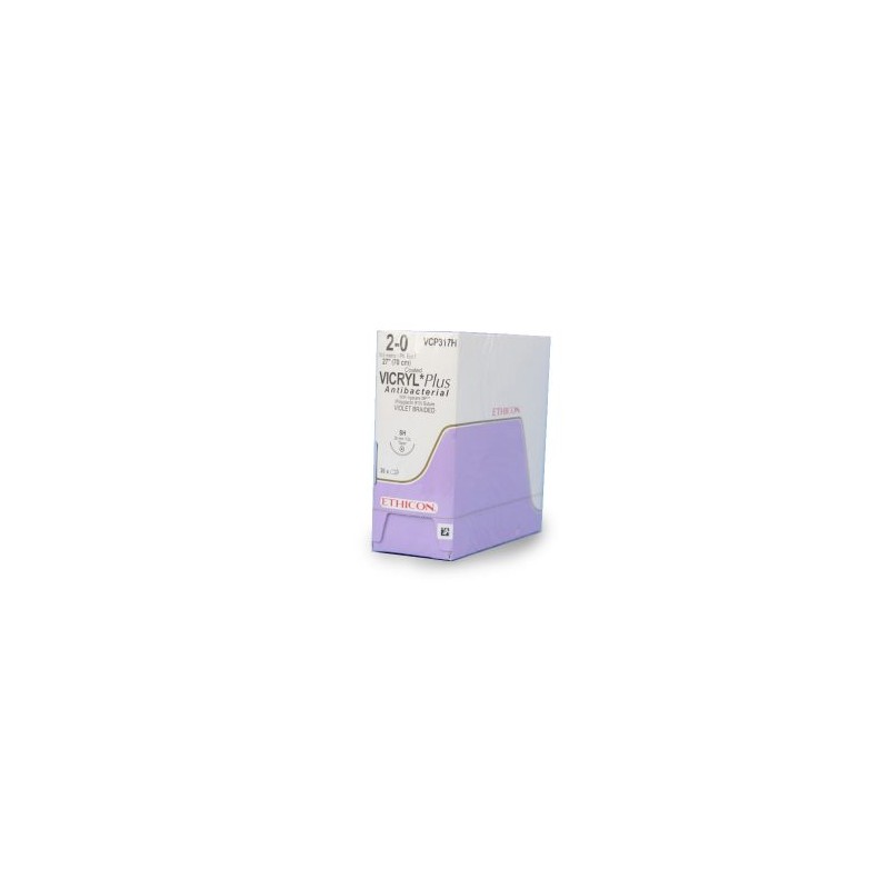 VICRYL PLUS 2/0 AG SH C/36