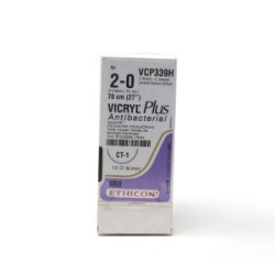 VICRYL PLUS 2/0 AG CT-1 C/36