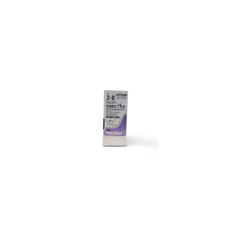 VICRYL PLUS 2/0 AG CT-1 C/36