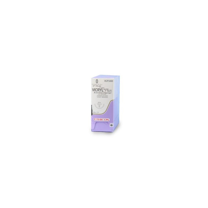 VICRYL PLUS 0 AG CT-1 C/36