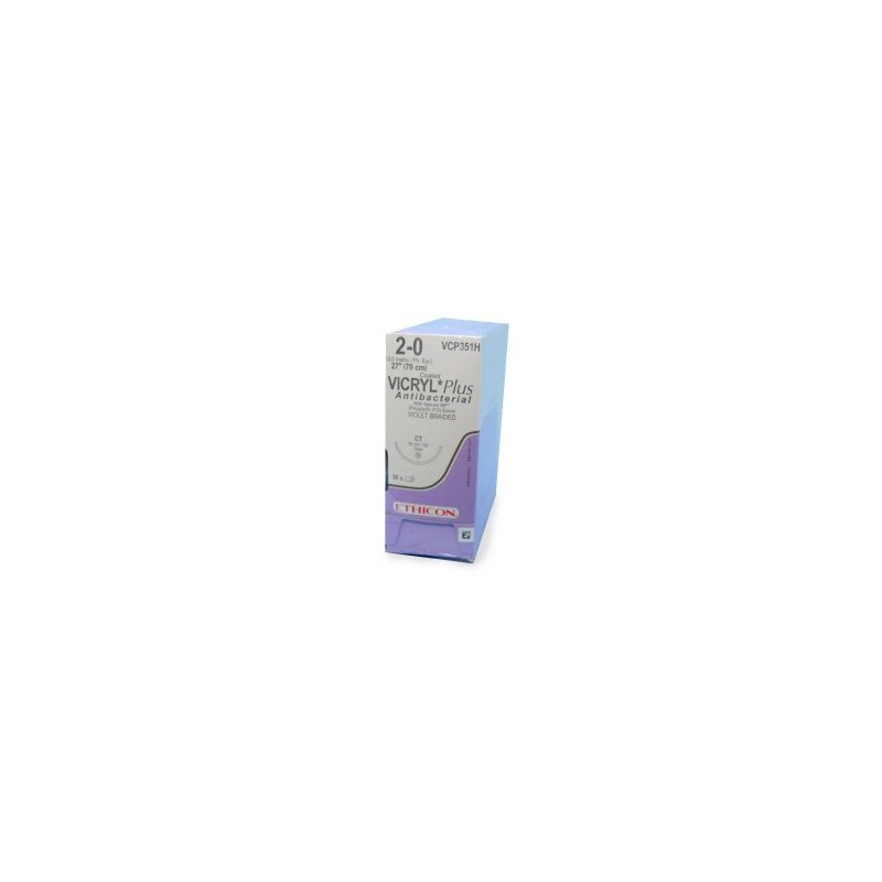 VICRYL PLUS 2/0 AG CT C/36