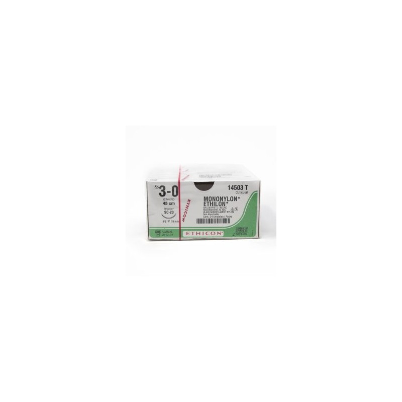 ETHILON 3/0 AG SC-20 3/8 CIRC C/24