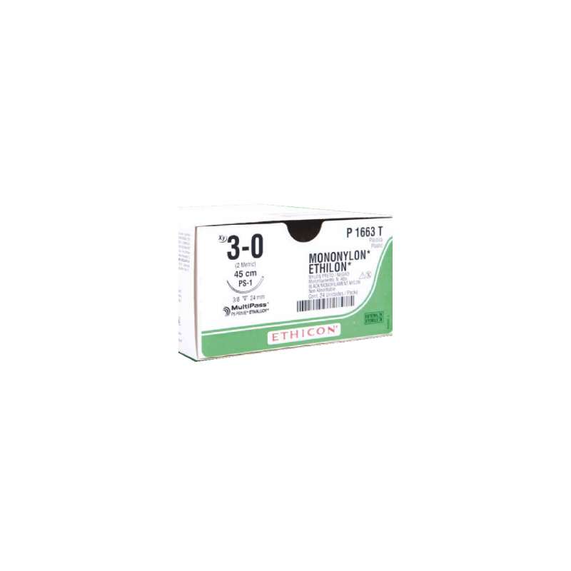 ETHILON 3/0 AG NG PS-1 45 CM C/24