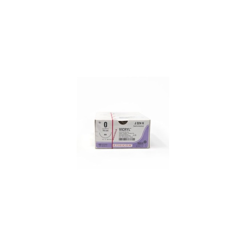 VICRYL 1/0 AH MH 1/2 CIRC AHU C/36