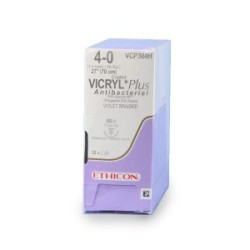 VICRYL PLUS 4/0 AG RB-1 C/36