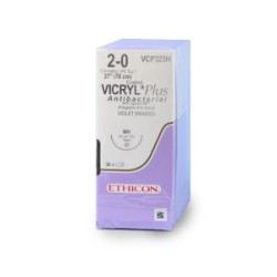 VICRYL PLUS 2/0 AG MH C/36
