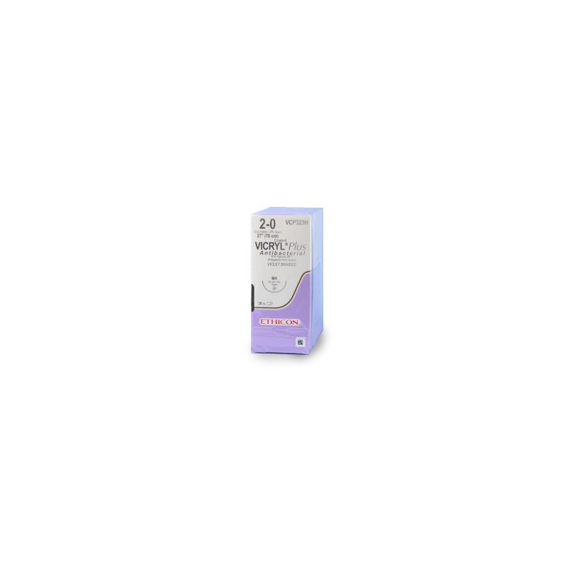 VICRYL PLUS 2/0 AG MH C/36