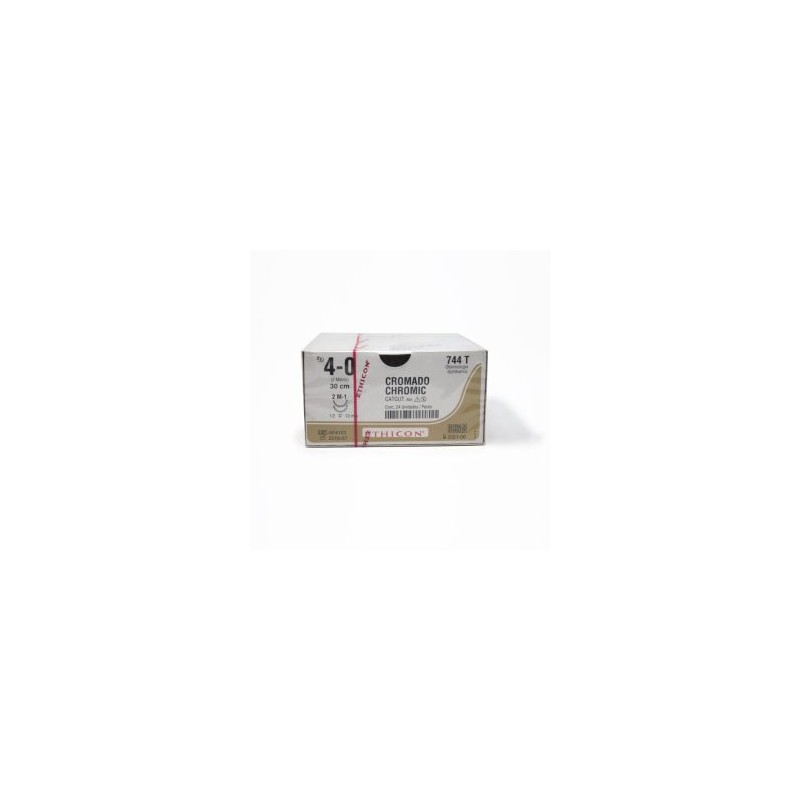 CATGUT CROMICO 4/0 AG M-1 C/24