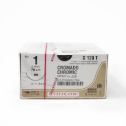 CATGUT CROMICO 1 AG MH AHUS C/24