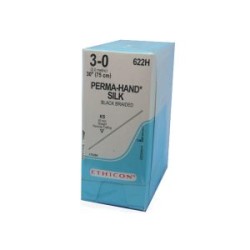 SEDA PERMA-HAND 3/0 75CM AG KS C/36
